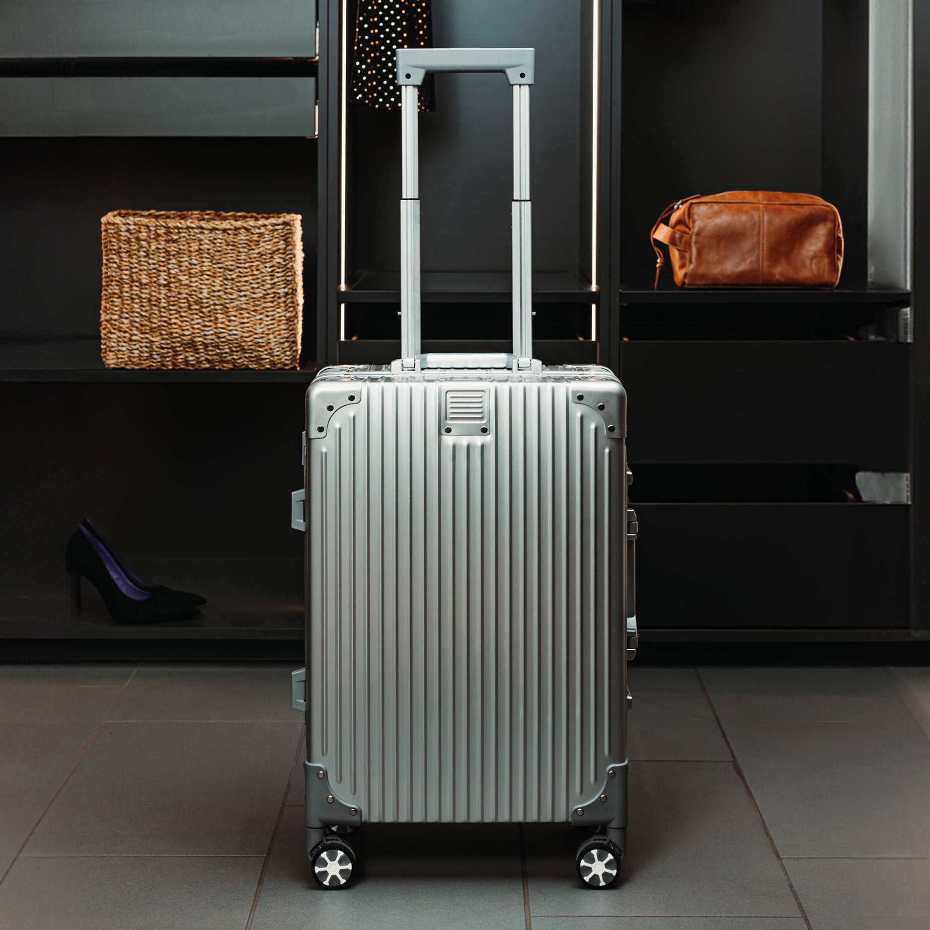 Copenhagen kuffert aluminium